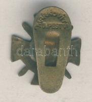 ~1940. "A Hazáért" tűzkereszt kis mandzsettagombja jelzéssel T:2+