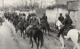 Military WWI Turkish cavalrymen in Damascus