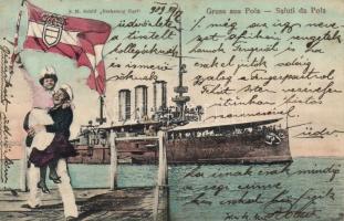 SMS Erzherzog Karl, Pola, jolly mariner