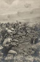 Military WWI battle by Visegrad, German Scutari Detachment and Austrian troops againt the Serbian army