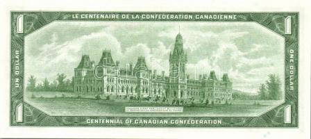 Kanada 1967. 1$ "Centennial" emlékkiadás T:I