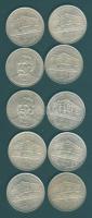 1992-93. 200Ft Ag "MNB" és "Deák" (10x) T:2,3