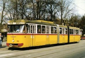 Villamosok - 10 db használatlan modern képeslap (Szeged, Miskolc, Budapest, Debrecen