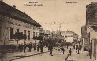 Budapest XXII. Budafok; Kereszt utca kőbányai iskola és (EB)