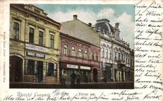 Csorna Palota sor üzletek (kis szakadás / small tear)