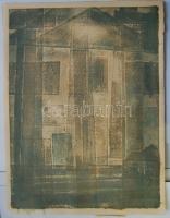 7 db klf régi rajz, nyomat és díszletterv