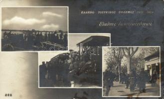 First Balkan war, railway station (fl)