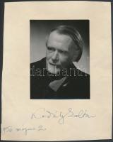 1956 Kodály Zoltán fotó saját kezű aláírásával 17x22 cm