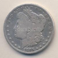 USA 1885. 1$ Ag "Morgan" T:3 ph. / C:F edge error