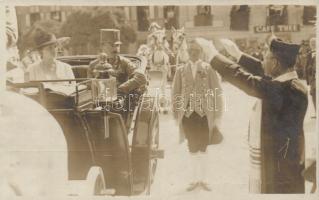 Pozsony the visit of Charles IV and Zita photo