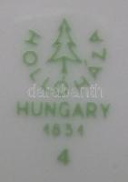 MHSZ 6 személyes Hollóházi porcelán kávéskészlet + íróasztali  szett / Chinaware