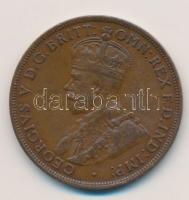 Ausztrália / Australia 1917. 1 Penny Br "George V" T:2- / C:VF