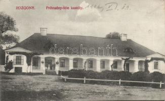 Rozgony Prihradny castle