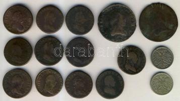 Ausztria / Austria tétel, benne: 1780-1790. 1Kr (11x) többféle verdejellel (with different mint mark...