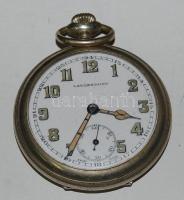 Svájci Langendorf márkájú sorszámozott zsebóra, belső részén belekarcolásokkal, kívülről szép állapotban de javításra szorul