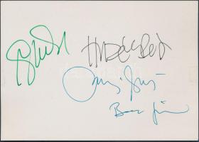 1994  25 éves a Kaláka együttes alkalmi levelezőlap, hátoldalán a tagok aláírásával