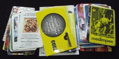 154 db klf egy- és kétlapos magyar kártyanaptár