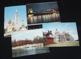 4 db Budapesti látképek leporelló, egyenként 9 db képpel