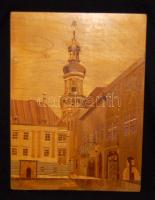 Sopron fa-intarzia 26x35 cm