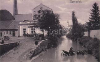 Eger-patak Egri Gőzmalom és Fischer Lipót kereskedése