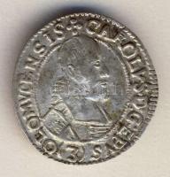 Ausztria/Osztrák Államok/Olmütz / Austrian States/Olmutz 1669. 3 Kreuzer Ag " Karl II" T:3...