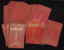 1938-1944 Magyar Klasszikusok sorozat 37 kötete, Magyar Népművelők Társaságának kiadása, Bp., puhafedéllel, jó állapotban