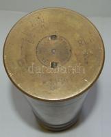 II. világháborús holland réz ágyúhüvely gravírozással 29cm magas