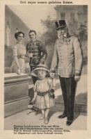 Franz Joseph, Charles IV, Zita and Otto, patriotic propaganda