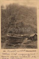 Menyháza-fürdő cogwheel railway (cut)