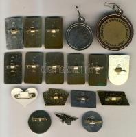 DN. 18db klf szovjetuniós jelvény és kitűző T:vegyes