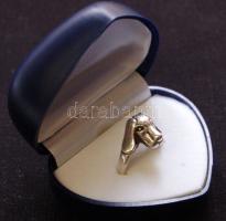 Ezüst (Ag) kutya fejes gyűrű 5,73 gr díszdobozban