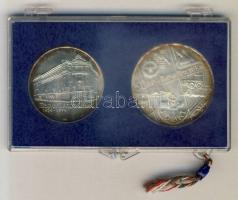 1974. 50Ft Ag + 100Ft Ag "50 éves az MNB" T:BU eredeti MNB plombált plasztiktokban!