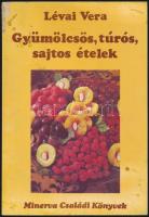 4 db klf főzéssel kapcsolatos könyv: Ételek-ízek-fűszerek, Világkonyha, Gyümölcsös-túrós-sajtos ételek, Szakácskönyv ábécében