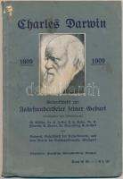 1909 Charles Darwin életéról szóló német nyelvű könyv, puha kötés, kissé viseltes állapotban