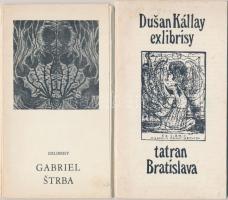 30 db klf külföldi ex libris