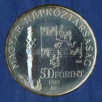 1981. 500Ft Ag "Bartók Béla" T:BU eredeti MNB plasztiktokban!