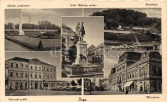 Baja Nemzeti Szállóval és hősi emlékművel