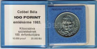 1983. 100Ft "Czóbel" T:Bu Eredeti tokban, tanúsítvánnyal!