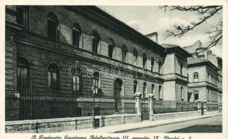 Budapest IX. Foederatio Emericana Adalbertinum menza