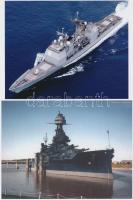 10 db modern színes hadihajó fotó