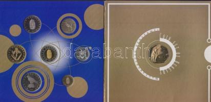 2000. "Magyarország Pénzérméi" 1Ft-100Ft 7klf db + 200Ft "Millenium", szettben T...