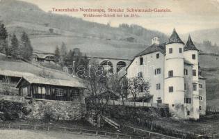 Bad Hofgastein Weitmoser castle, railway bridge (EK)