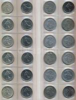 Franciaország 1935-1950. 5Fr (10x) + 1960-1987. 5Fr Ag (14x) mind klf darab! T:vegyes / 
France 193...