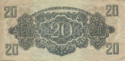 1944. "A Vöröshadsereg Parancsnoksága" 20P (4x) T:II,II-,III