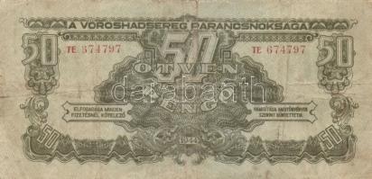 1944. "A Vöröshadsereg Parancsnoksága" 50P + 100P T:III