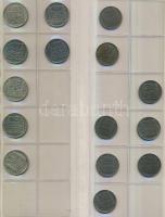 Franciaország 1929-1939. 10Fr Ag (7x) + 1947-1949. 10Fr (8x) mind klf darab! T:vegyes /  France 1929-1939. 10 Francs Ag (10x) + 1947-1949. 10 Francs (8x) all different type C:Mixed