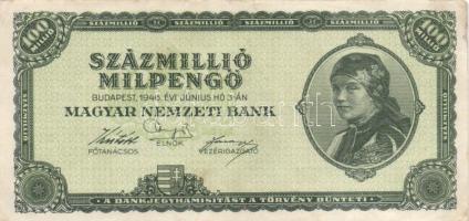 1930-45. 10P + 100P (7x) kétféle + 500P + 1000P (2x) bélyeges és bélyeg nélküli + 100.000P + 1.000.0...