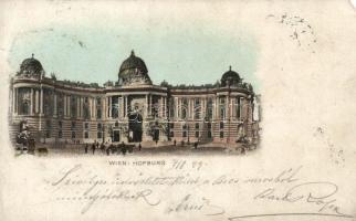 1899 Vienna Hofburg litho (EK)