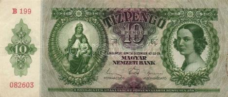 1930. 20P + 1936. 10P (2x) csillagos és csillag nélküli sorozatszám T:III,II-