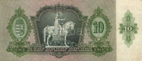 1930. 20P + 1936. 10P (2x) csillagos és csillag nélküli sorozatszám T:III,II-